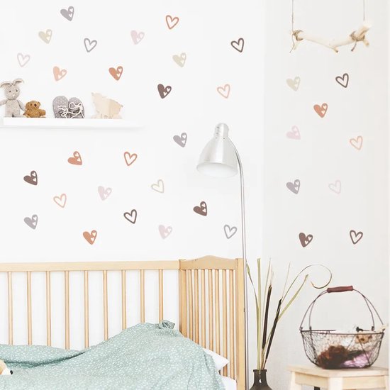 Kinderkamer Stickers Hartjes Babykamer Stickers Kinderen