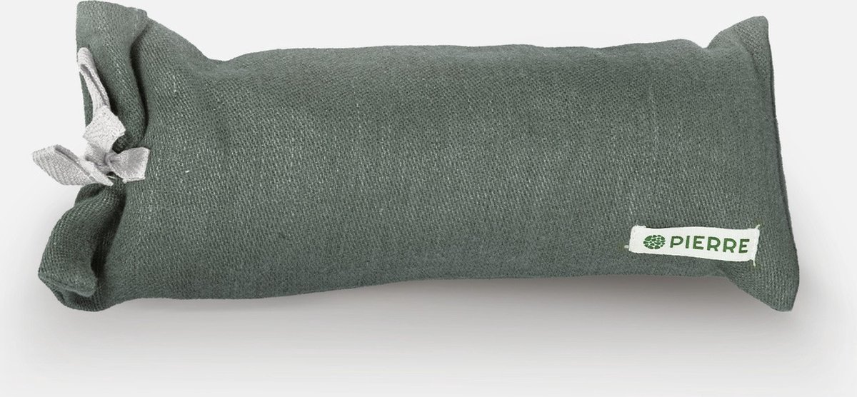 Pierre Sports - Oogkussen Lavendel - Yoga - Wol en Linnen - Duurzaam - Gevuld met Lavendelkruiden en Gerecycleerde Kurk - Groen