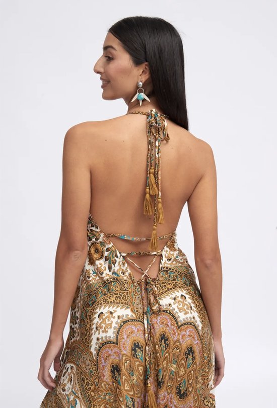 Maxi Oud Roze Ibiza Jurk main image 1