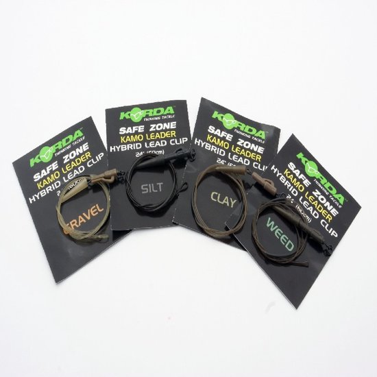 Korda Camo Leaders + Hybrid Leadclip - Gravel Khaki van Korda — afbeelding 3