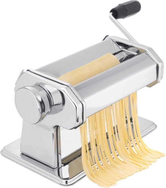 Girmi IM91 Máquina de pasta eléctrica, 90 W, Cuerpo en Acero Inoxidable, 2 velocidades y Pulse, 2 accesorios intercambiables, 5 formatos de pasta, Blanco