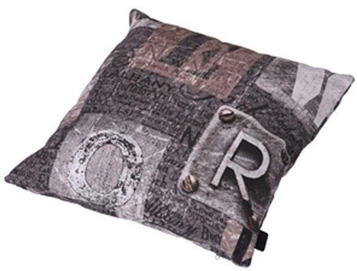 Madison sierkussen 45x45 cmNew york taupe Meerkleurig