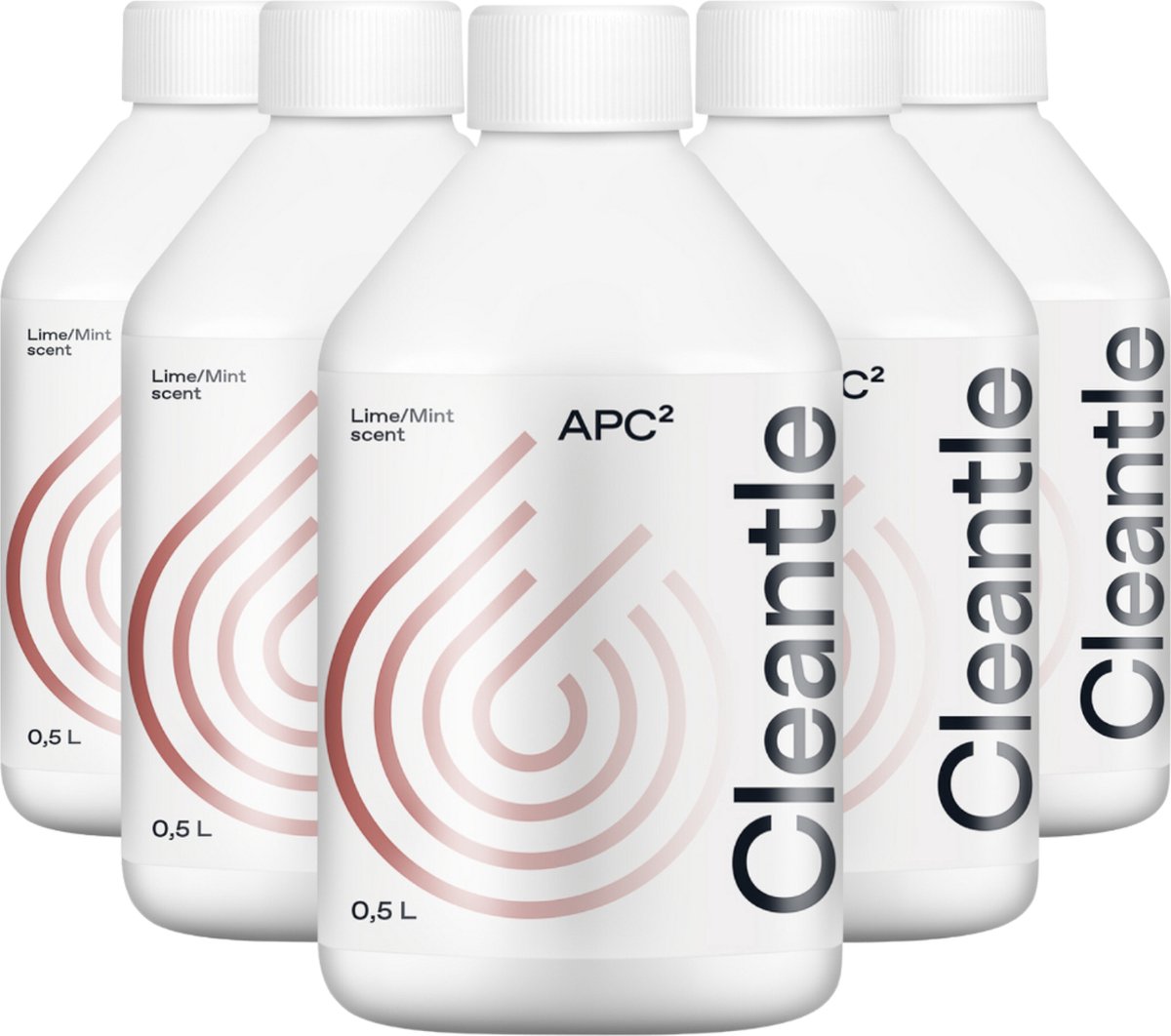Cleantle APC 5-pack - Allesreiniger - Alles In Één Autoreiniging - Auto Reiniging Set - 2,5 Liter