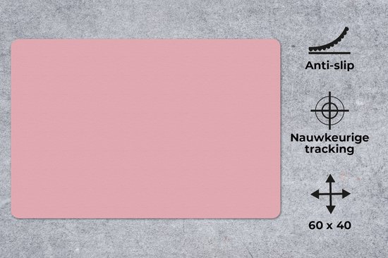 Accessoires de bureau - Couleurs - Intérieur - Rose - Uni - Sous-main - 60x40 cm - Sous-main - Tapis de bureau