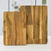 snijplank hout , acacia golden teak 35x24cm / 30x20cm , houten plank, ontbijtplank