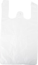 Take Dis Shirt sac HDPE 30/20 x 60 cm, blanc - Paquet de 200 pièces
