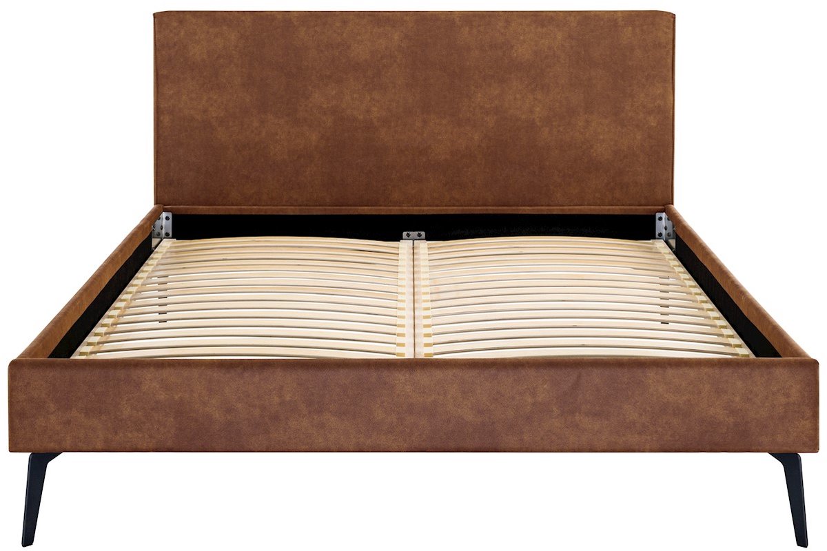 Beter Bed Novelle Bedframe Lederlook - 180x200 cm - Bruin