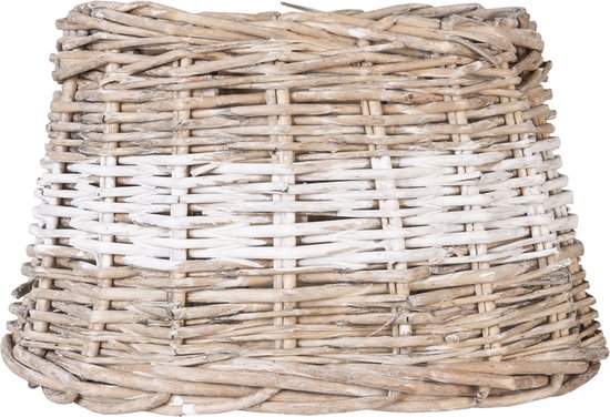 Clayre & Eef 6RO0066BW Abat-Jour E27 25 X 18 X 16 Cm
