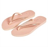 XQ - Teenslippers Dames - Glitter - Roze - Maat 41 - Flip Flops dames