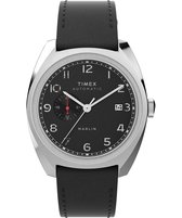 Timex Marlin Sub-Dial Automatic TW2V62100 Horloge - Leer - Zwart - Ø 38 mm