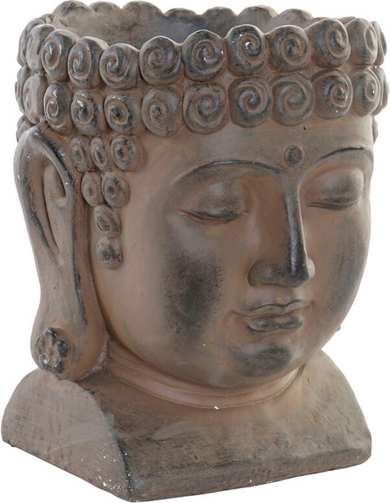 Grondlegger DKD Home Decor 26 x 25 x 30 cm Glasvezel Boeddha