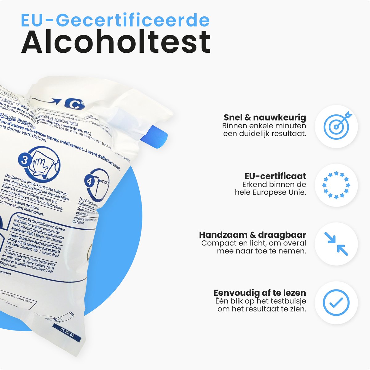 Breathalyzer Mondstukken voor AT818 Breathalyzer - Pak van 50 AT818 Breathalyzer Mondstukken voor AT818 Breathalyzer Vervangend Mondstuk (exclusief Breathalyzer Breathalyzer Mondstukken voor AT818 Breathalyzer - Pak van 50 AT818 Breathalyzer Mondstukken voor AT818 Breathalyzer Vervangend Mondstuk (exclusief Breathalyzer
