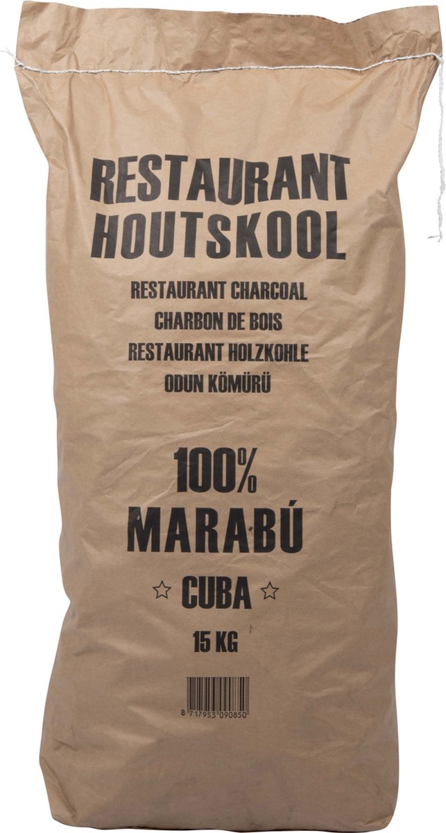 Dammers Marabu Restaurant Houtskool 15 kg | bol