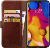 Rosso Element LG V40 ThinQ Hoesje Book Cover Bruin