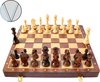 Afbeelding van het spelletje Schaakset - Schaakset Opklapbaar – Chess Set Met Schaakstukken – Bijzonder Ontwerp – 100% Tevredenheidsgarantie – 45*45*3,5 Cm