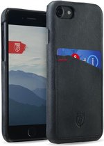 Rosso Select OnePlus 5T Hoesje Echt Leer Back Cover Zwart