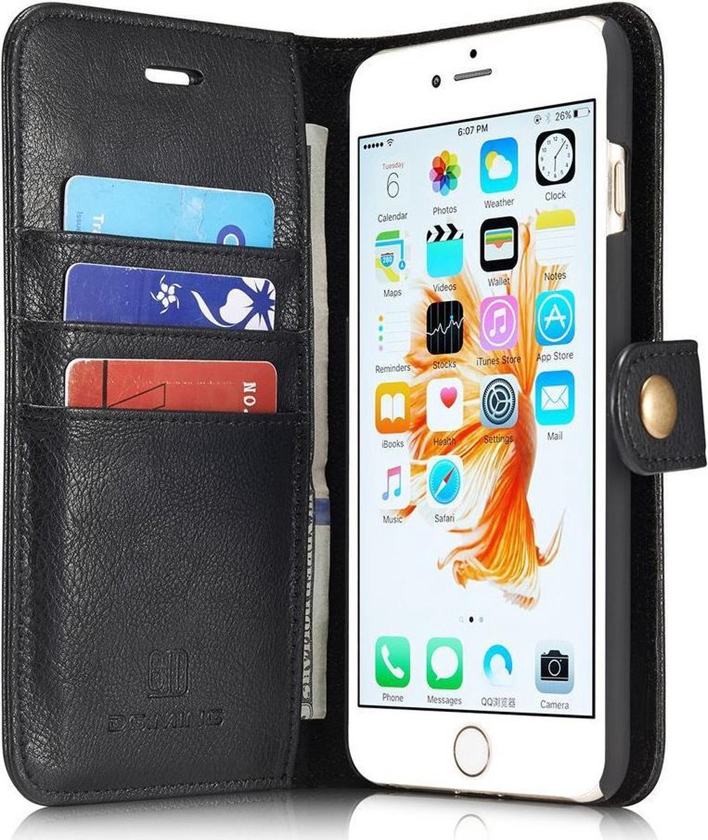 Vaja Grip Leather MagSafe Case iPhone 14 Hoesje | Rood