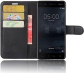 Nokia 5 Hoesje met Kaarthouder Zwart