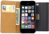 Apple iPhone 5/5s/SE Wallet Stand Case Zwart