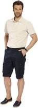 Shorts met elastische tailleband marineblauw maat 52
