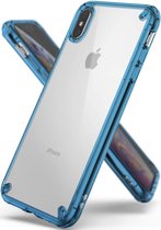 Ringke Fusion Hoesje Apple iPhone XS Max Aqua Blue