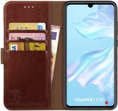 Rosso Element Huawei P30 Hoesje Book Cover Bruin