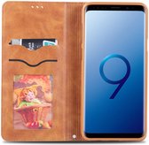 Samsung Galaxy S9 Retro Portemonnee Hoesje Bruin