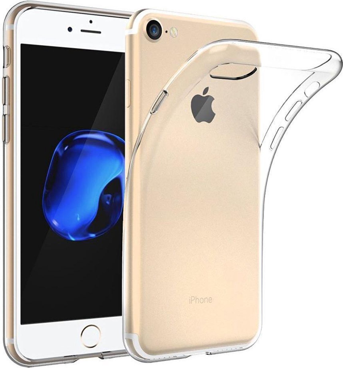 Vermoorden overzee binnenplaats Apple iPhone 7 / 8 Transparant Hoesje | bol.com