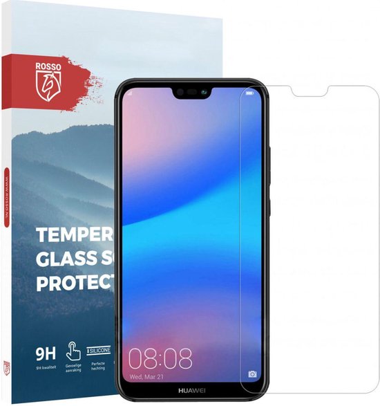 Protecteur d'écran en verre trempé Rosso9H pour Huawei P20 Lite | bol.com