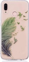 Huawei P20 Lite TPU Backcover met Feathers Print