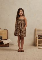 Rylee + Cru Sahara Mini Dress Jurken Meisjes - Kleedje - Rok - Jurk - Bruin - Maat 116/122