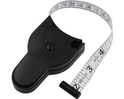 Premium Lichaams Omvang Meetlint - Zwart - Body Mass Tape - Kleding Meetlint - Lichaam Omtrekmeter - Omvangs Meetlint