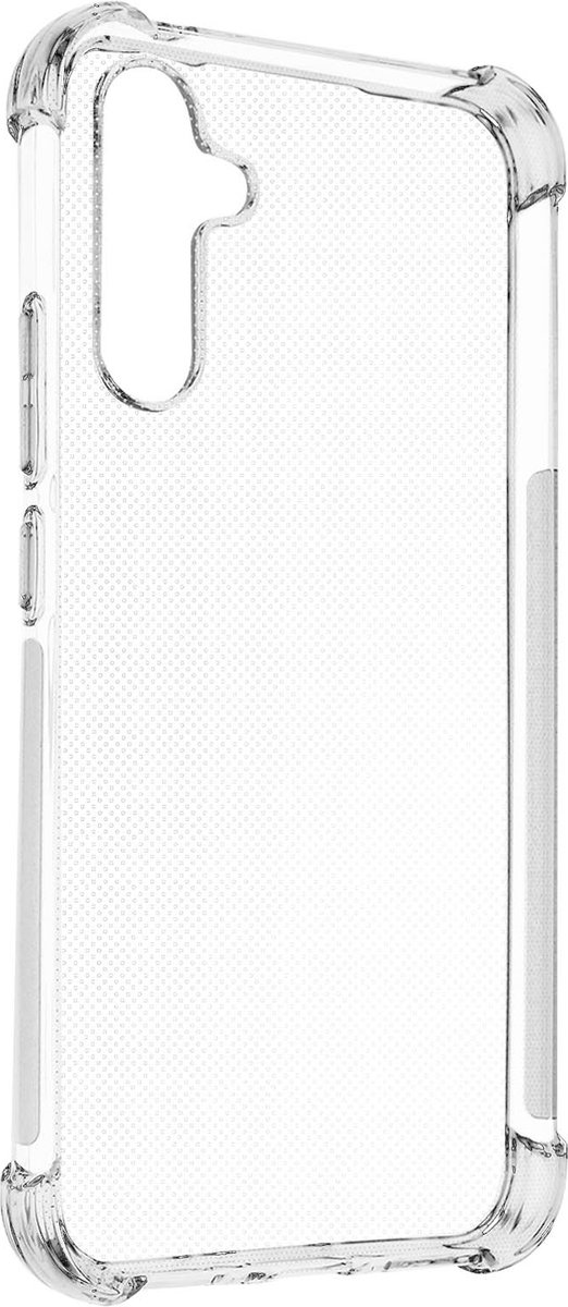 Geschikt voor Samsung Galaxy A34 5G Siliconengel Hoesje Versterkte Hoeken Transparant