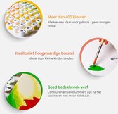 Doe-het-zelf op canvas schilderen - Robots 44x16,5 ,  Europese kwaliteit, cadeau idee