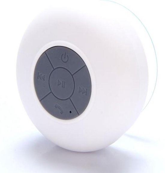 Specificiteit lezer heuvel Waterproof Bluetooth Badkamer Speaker - Wit | bol.com