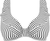 Freya JEWEL COVE UW HIGH APEX BIKINI TOP Dames Bikinitopje - Stripe Black - Maat 85D