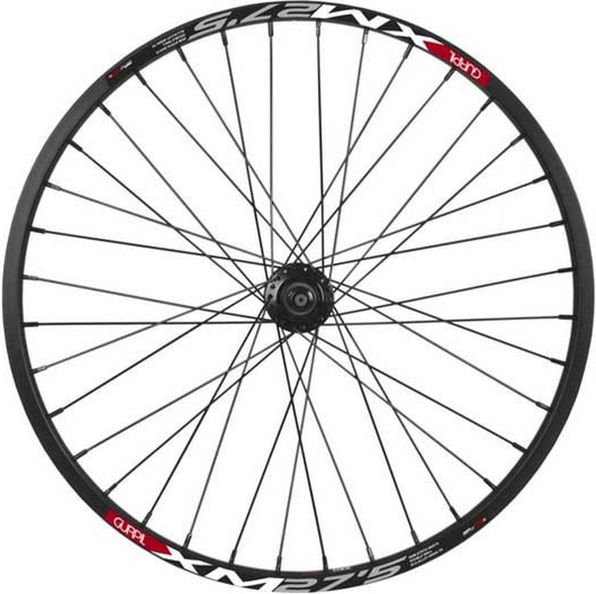 Gurpil Xm 7s 27.5´´ Tubeless Mtb Achterwiel Zwart 9 x 135 mm