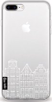Casetastic Softcover Apple iPhone 7 Plus / 8 Plus - Amsterdam Canal Houses White