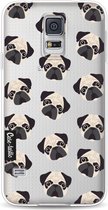 Casetastic Softcover Samsung Galaxy S5  - Pug Trouble