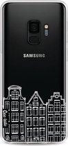 Casetastic Softcover Samsung Galaxy S9 - Amsterdam Canal Houses White