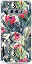 Casetastic Samsung Galaxy S10e Hoesje - Softcover Hoesje met Design - Painted Protea Print