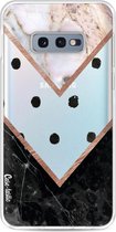 Casetastic Samsung Galaxy S10e Hoesje - Softcover Hoesje met Design - Mix of Marbles Print