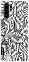 Casetastic Huawei P30 Pro Hoesje - Softcover Hoesje met Design - Abstraction Lines Print