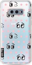 Casetastic Samsung Galaxy S10e Hoesje - Softcover Hoesje met Design - Eyes On You Print