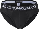 Emporio Armani Brief Iconic (1-pack) - heren slip zonder gulp - zwart -  Maat: M