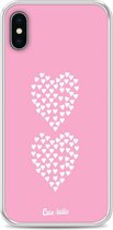 Casetastic Softcover Apple iPhone X - Hearts Heart 2 Pink