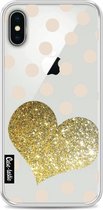 Casetastic Softcover Apple iPhone X - Glitter Heart