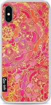 Casetastic Softcover Apple iPhone X - Hot Pink Barroque