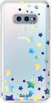 Casetastic Samsung Galaxy S10e Hoesje - Softcover Hoesje met Design - Funky Stars Print