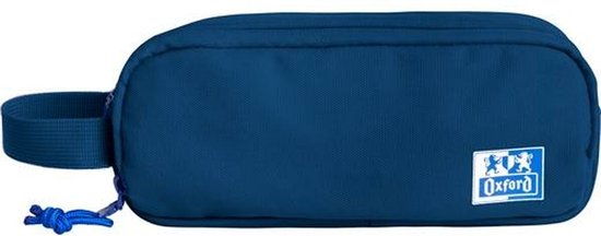 Trousse scolaire Oxford 22,5 x 9,5 x 8 cm Blauw